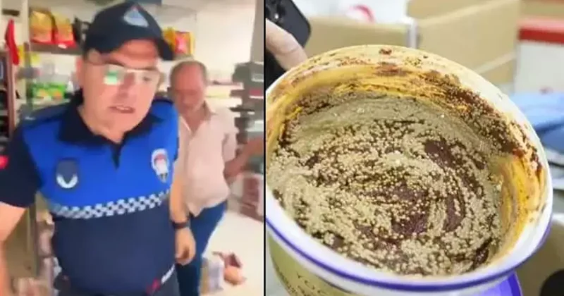 Zabıtaya saldıran esnaf tutuklandı! İş yerindeki denetimde şoke eden görüntüler: 418 kilo bozuk ürün