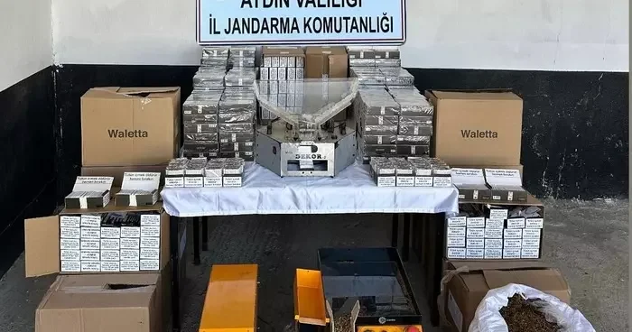 Söke’de kaçak tütün operasyonu