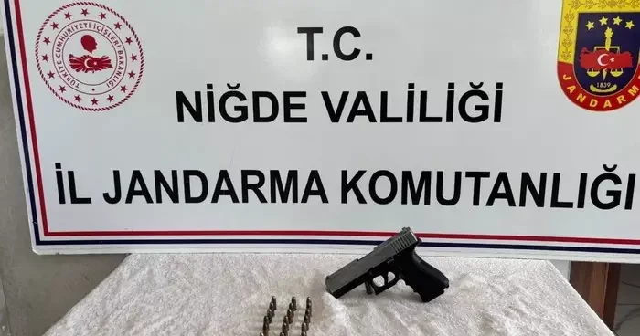 Niğde’de yasadışı silah taşıyan şahıs yakalandı