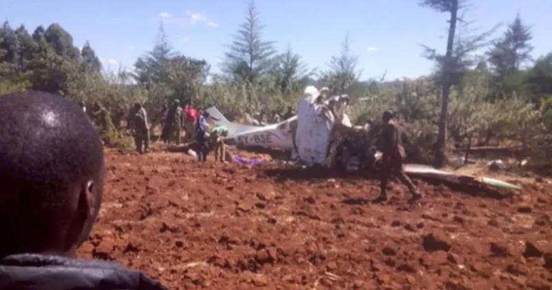 Kenya’da sağlık personelini taşıyan küçük uçak düştü: 6 ölü