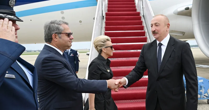 Azerbaycan Cumhurbaşkanı İlham Aliyev ABD de
