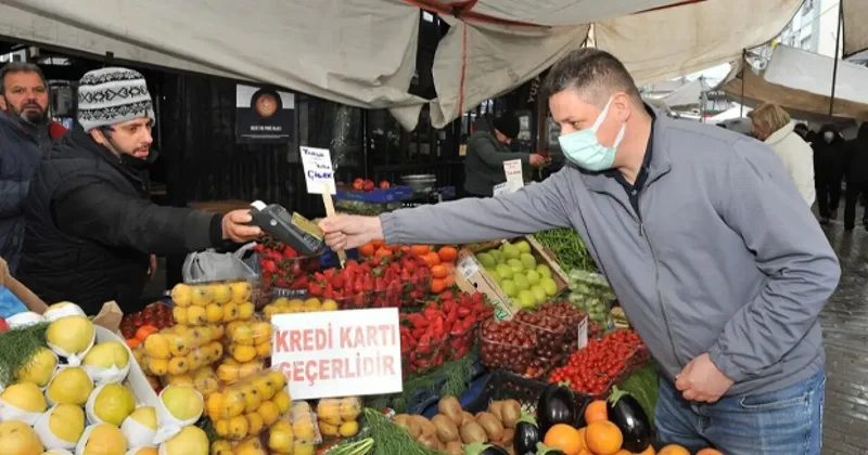 Pazarlarda yeni dönem! Artık kart ile patates, soğan alınabilecek!