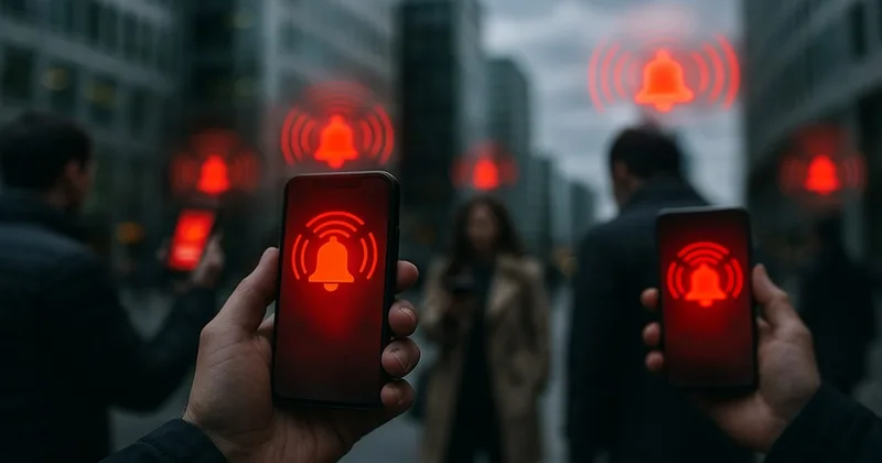 Cep telefonlarında aynı anda yüksek sesli sirenler çalacak Sözcü Gazetesi