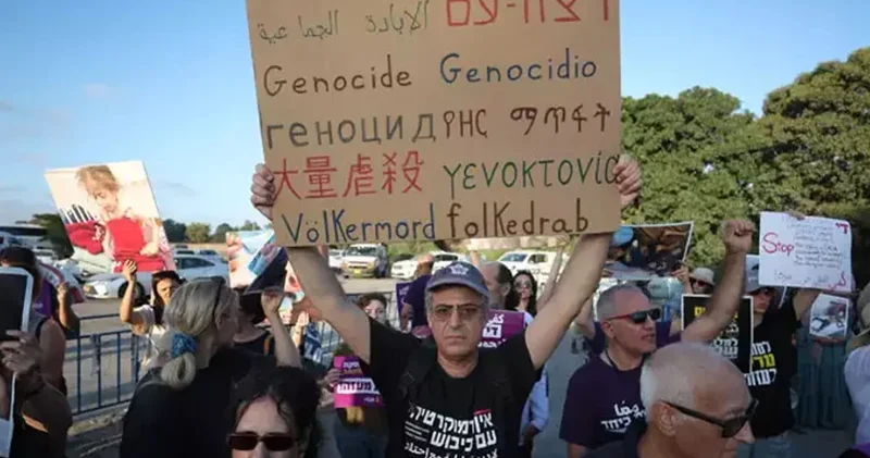 İsraillilerden Gazze protestosu