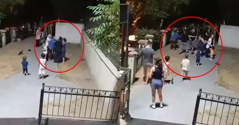 Kağıthane’de parkta çocuklar arasındaki kavgaya anneler de dahil oldu: Abla sakin olun