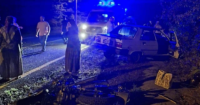 Sakarya da otomobil ile motosiklet çarpıştı: 1 ölü, 1 yaralı Sakarya Haberleri