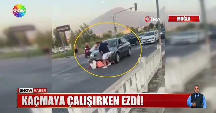 Turist kadını ezmeye çalıştı!