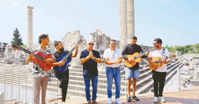 Gipsy Kings Apollon Tapınağı’nda klip çekti Kültür Sanat Haberleri
