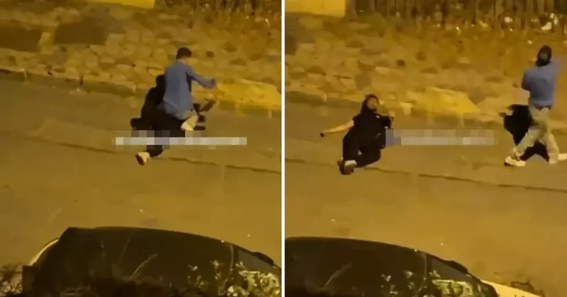 Tartıştığı kişiyi sokak ortasında defalarca bıçakladı
