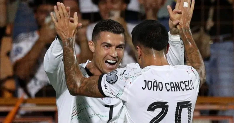 40 yaşındaki Ronaldo coştu Portekiz farka koştu
