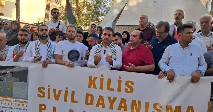 Kilis ten Gazze ye destek çağrısı