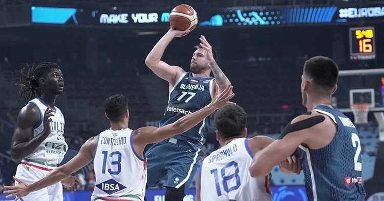 Luka Doncic parladı, Slovenya çeyrek finale yükseldi!
