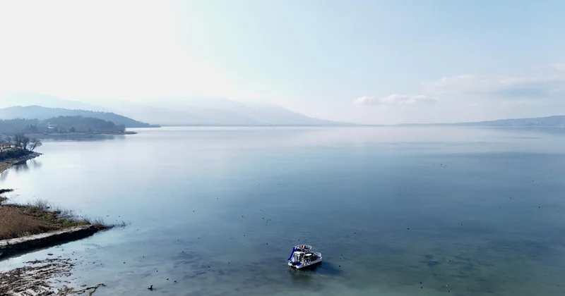 Sapanca Gölü ndeki su seviyesi 4 santimetre yükseldi