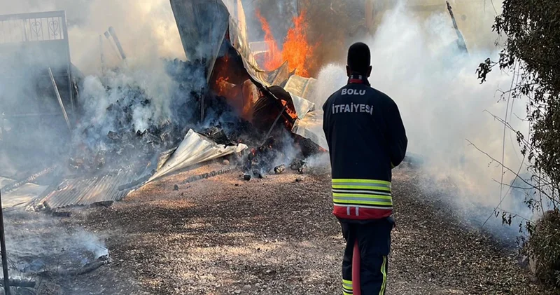 Bolu’da erkek vahşeti: Boşanma aşamasında olduğu kadının ailesinin evi dahil 12 yapıyı yaktı