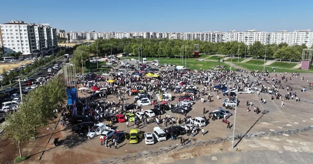 Modifiye araç tutkunları Diyarbakır da düzenlenen festivalde bir araya geldi Diyarbakır Haberleri
