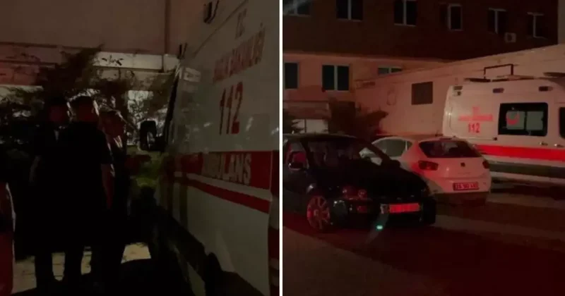 Ambulansı kilometrelerce kovalayıp sıkıştırdılar, başhekimlik bahçesine bir minibüs adam çağırdılar