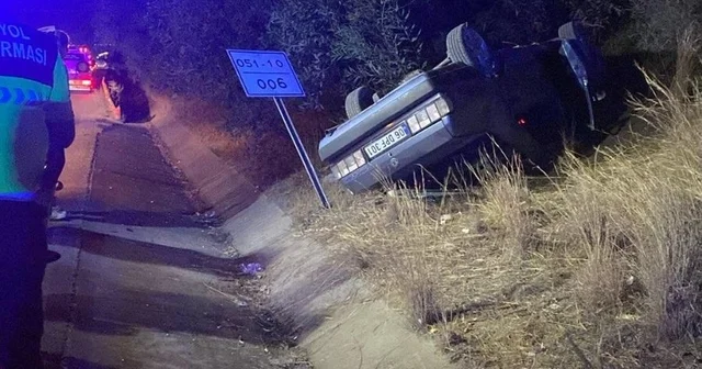 Tarsus ta otomobil takla attı; 1 ölü, 3 ağır yaralı Mersin Haberleri