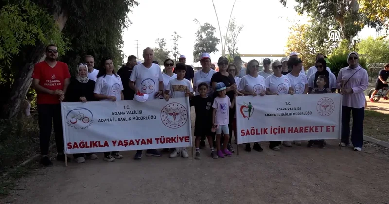 Adana da sağlıklı yaşam için yürüyüş