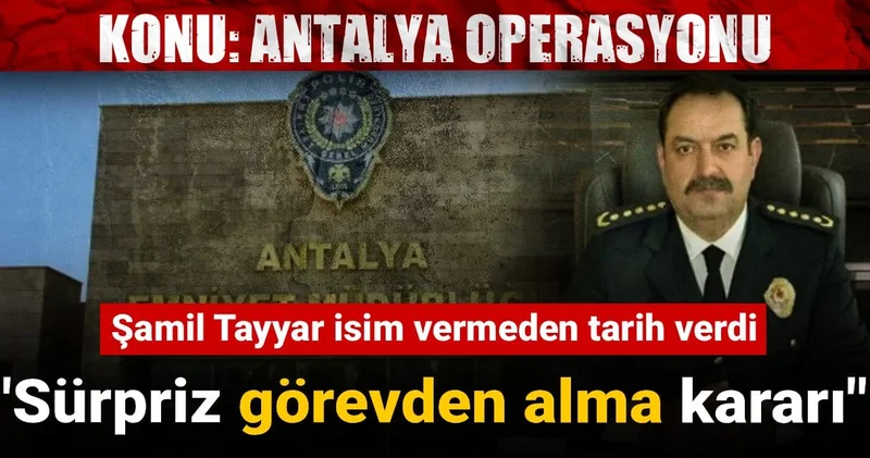 Şamil Tayyar isim vermeden tarih verdi: Sürpriz görevden alma kararı