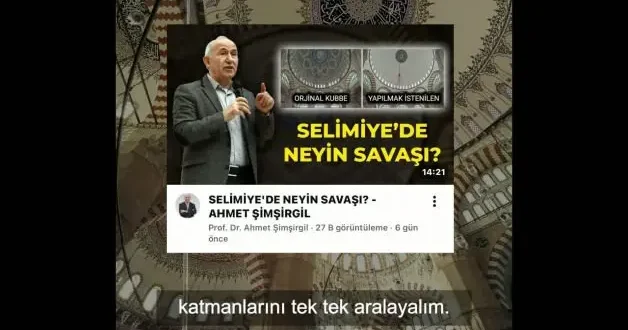 Sahte görsellerle algıya kalkıştılar! Selimiye de Badana çarpıtması