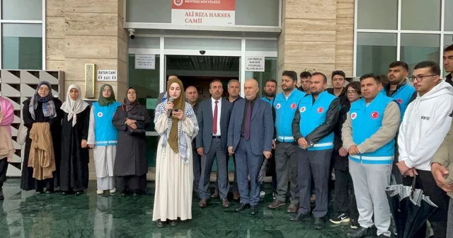 Muğla da İlk Kıblemiz Kudüs konulu basın açıklaması yapıldı Muğla Haberleri