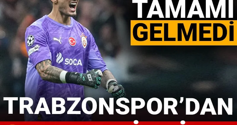 Trabzonspor dan Galatasaray açıklaması: Paranın tamamını almadık