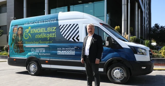 Melikgazi Belediyesi, Engelsiz Melikgazi minibüsünü hizmete sundu Kayseri Haberleri