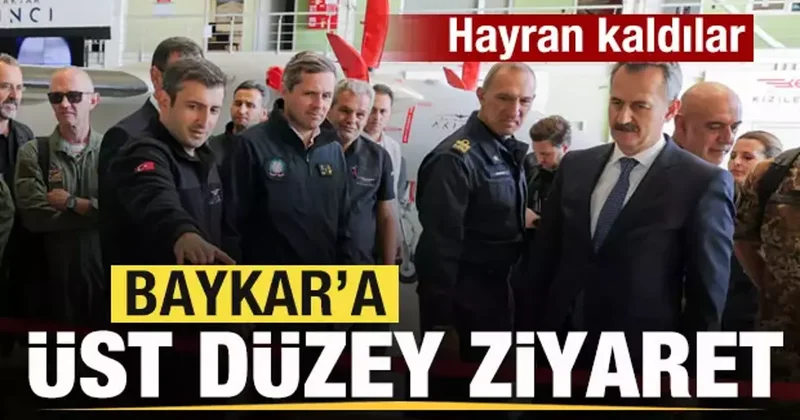 Baykar a üst düzey ziyaret! Hayran kaldılar