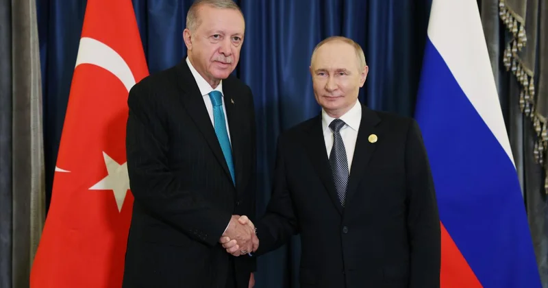 Cumhurbaşkanı Erdoğan, Rusya Devlet Başkanı Putin le görüştü