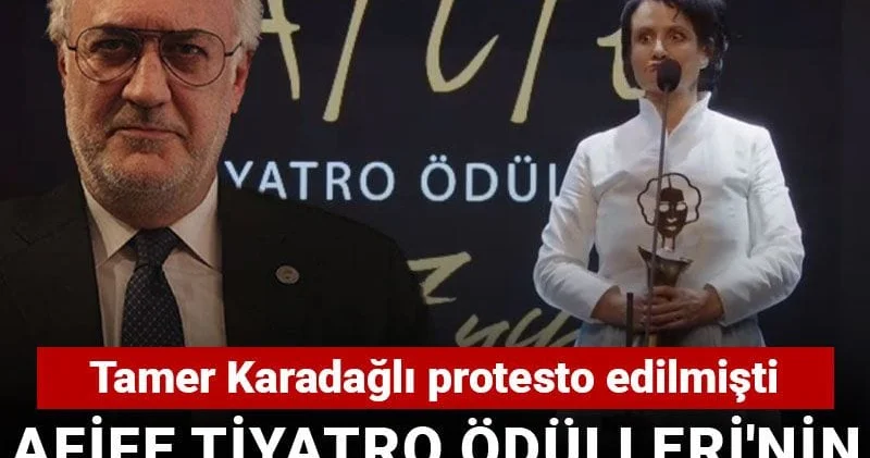 Tamer Karadağlı protesto edilmişti: Afife Tiyatro Ödülleri nin görüntüleri kaldırıldı