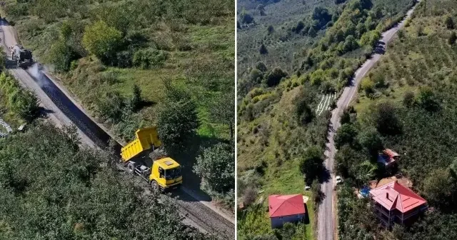 Ordu da yarım asırlık yol sorunu çözüldü: 200 hanenin ulaşım derdi bitti Ordu Haberleri