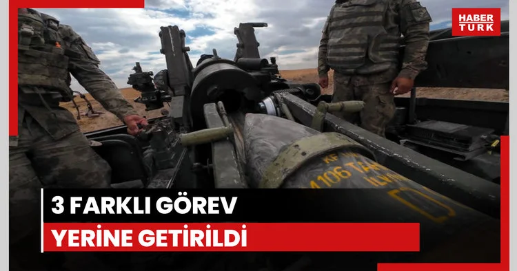 3 farklı görev yerine getirildi