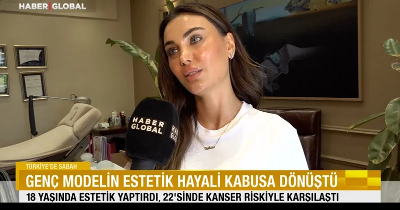 Genç modelin estetik hayali kabusa dönüştü: 18 yaşında estetik yaptırdı, 22 sinde kanser riskiyle karşılaştı