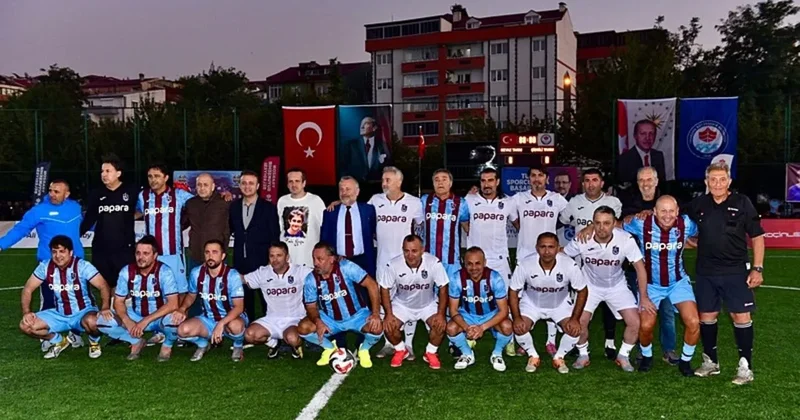 Trabzonspor un efsane futbolcuları, Emir Yuşa için sahaya çıktı