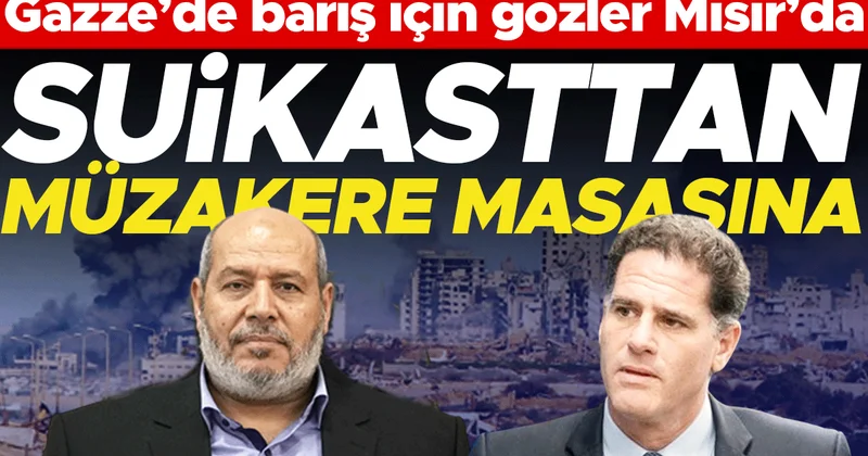 Gazze’de barış için gözler Mısır’da... Suikasttan müzakere masasına