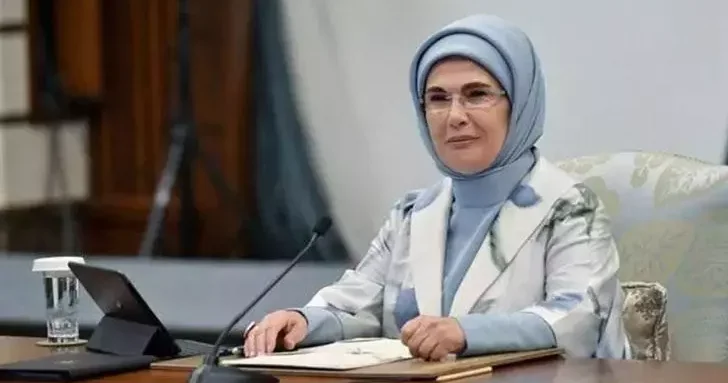 Emine Erdoğan, ulusal ve uluslararası programlarda Gazze için seslendi