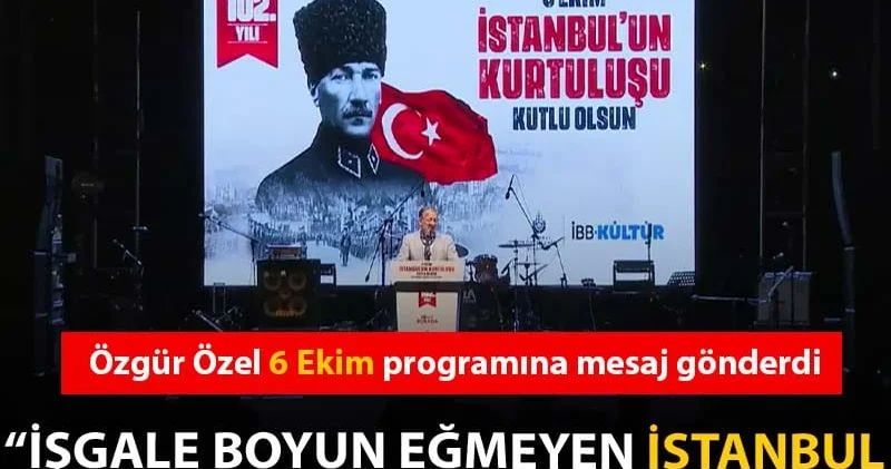 Özgür Özel: İşgale boyun eğmeyen İstanbul, adaletsizliğe de boyun eğmeyecektir