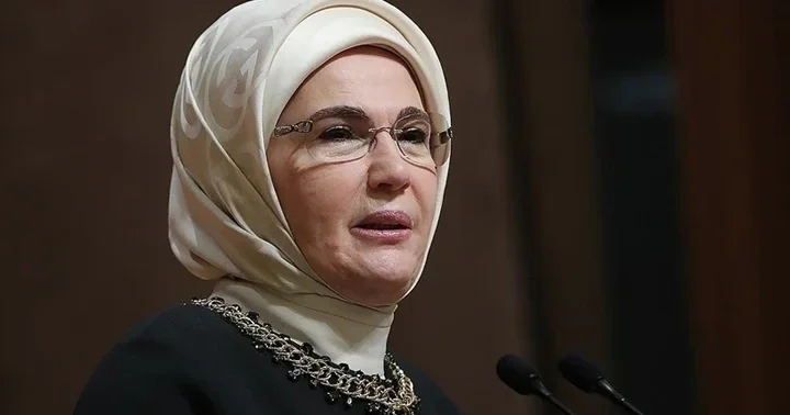 Emine Erdoğan: Ahlaki pusulasını kaybetmiş bir devlet, dünyanın gözü önünde Filistin halkını yok etmeye çalışıyor