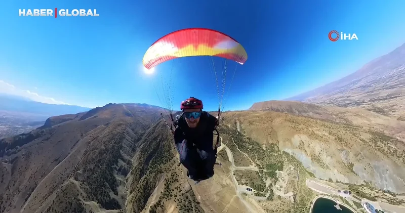 İrlandalı sporcunun 2000 metreden wingsuit atlayışı nefes kesti