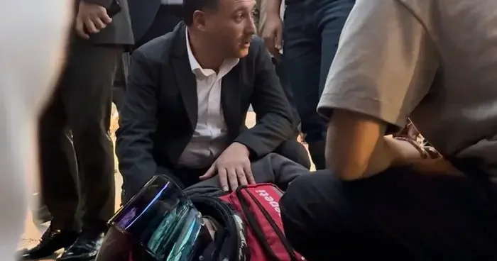 Vali, denk geldiği kazaya duyarsız kalmadı