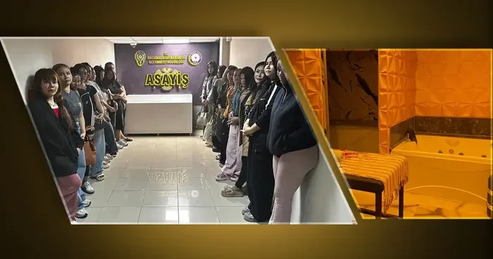 İskenderun da masaj salonlarına denetim! 19 yabancı uyruklu kadın deport edilecek