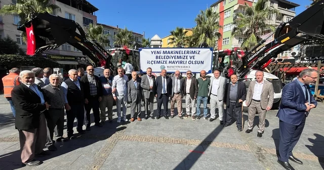 Salıpazarı Belediyesine 2 yeni iş makinesi alındı Samsun Haberleri