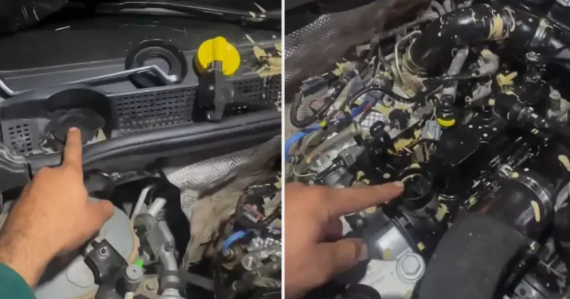Cam suyunu aracın motoruna koyunca olanlar oldu