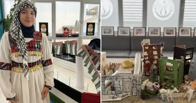 İstanbul da okullardaki farkındalık etkinliğinde Gazze ye yönelik saldırılar maketlerle anlatıldı Gündem Haberleri