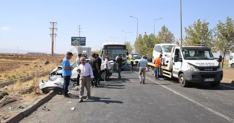 Diyarbakır da zincirleme kaza! Çok sayıda yaralı