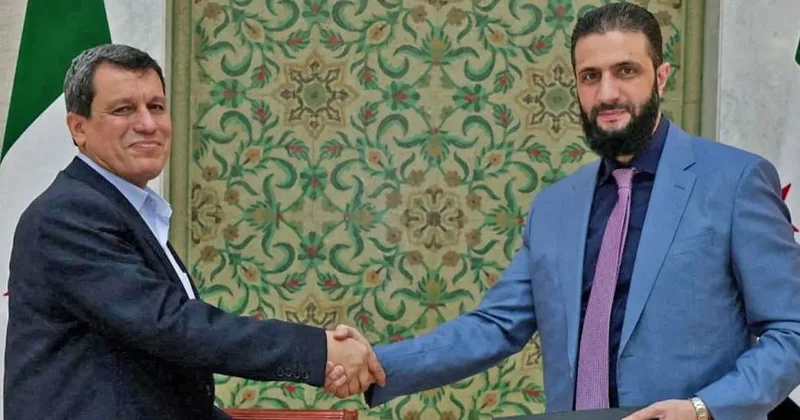 Suriye de ateşkes: Ahmed Şara ve Mazlum Abdi bugün görüşecek