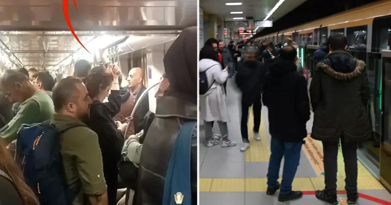 İstanbul da bu metro hattını kullananlar şaşkın: Anonsu duyan birbirine bakıyor