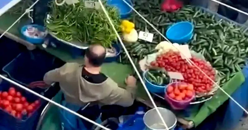 İstanbul daki pazarcının görüntüleri tepki çekmişti! İstanbul Cumhuriyet Başsavcılığı soruşturma başlattı