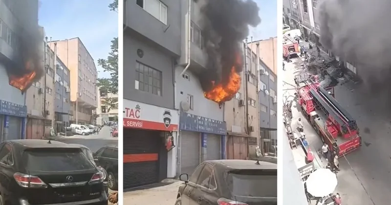 Son dakika: İstanbul Kağıthane de yangın: 1 kişi öldü!