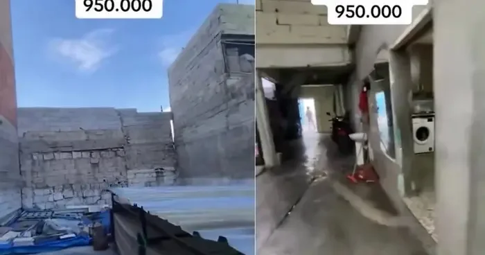 Gaziantep teki 2 katlı 5 odalı ev sosyal medyada gündem yarattı! 950 bin TL lik evin sosyal medya kullanıcılarını ikiye böldü